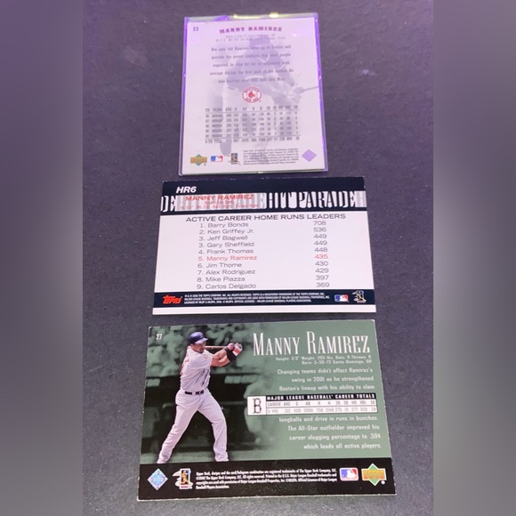 Manny Ramirez cards (3) 2001-2006 - Picture 2 of 8